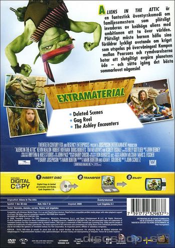 Aliens in the Attic DVD movie collectible [Barcode 024543610960] - Main Image 2