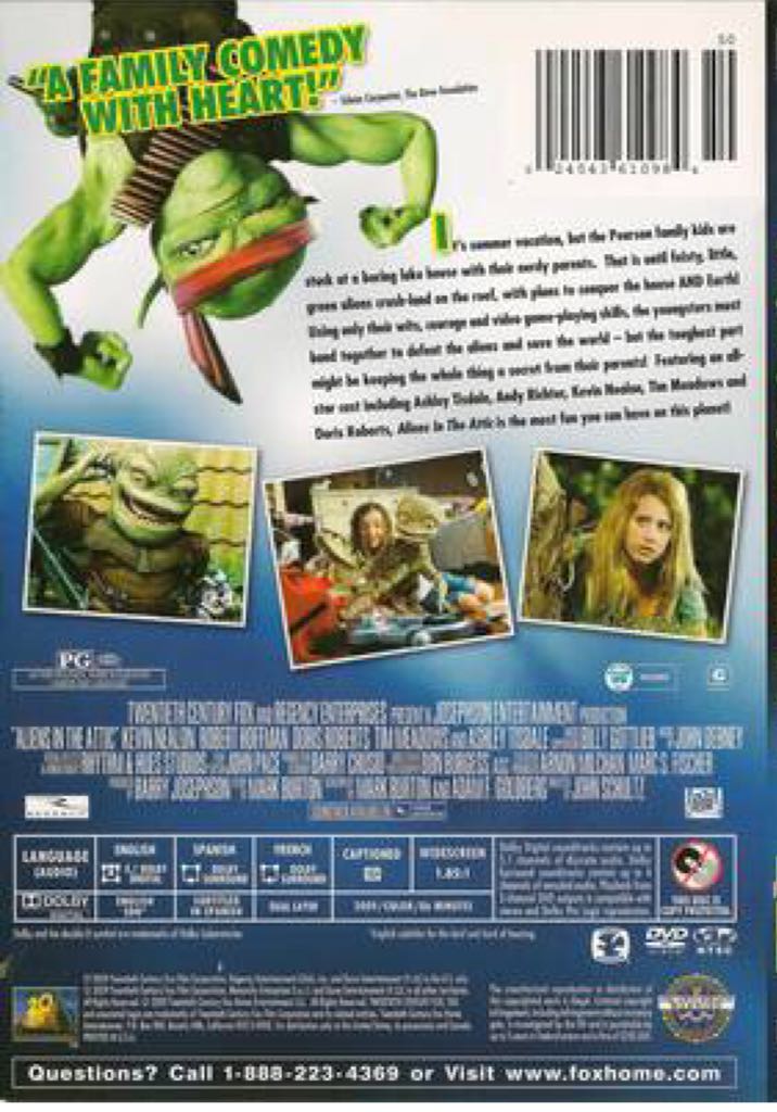 Aliens in the Attic Blu-ray movie collectible [Barcode 024543855767] - Main Image 2