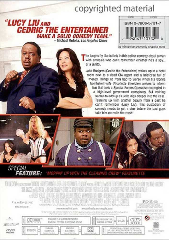 Code Name: The Cleaner DVD movie collectible [Barcode 5055159277785] - Main Image 2