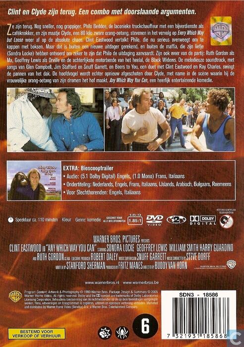 Any Which Way You Can Blu-ray movie collectible [Barcode 076476031442] - Main Image 2