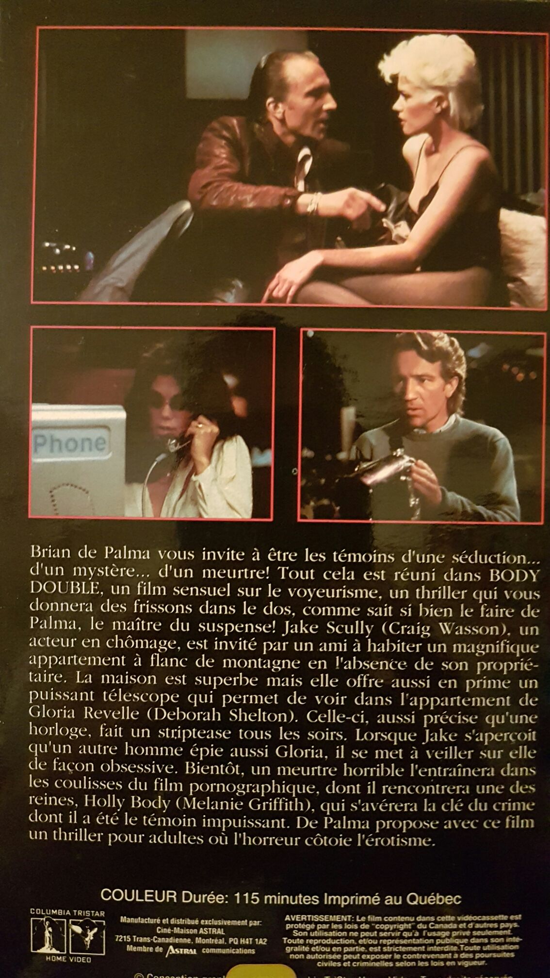 Body Double Digital Copy movie collectible [Barcode 8713982005469] - Main Image 2