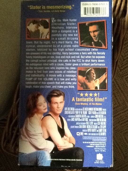 Pump Up the Volume VHS movie collectible [Barcode 5014756161729] - Main Image 2