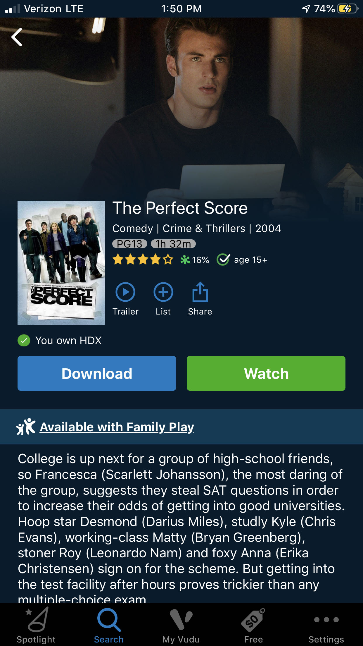 Perfect Score DVD movie collectible [Barcode 097363368342] - Main Image 4