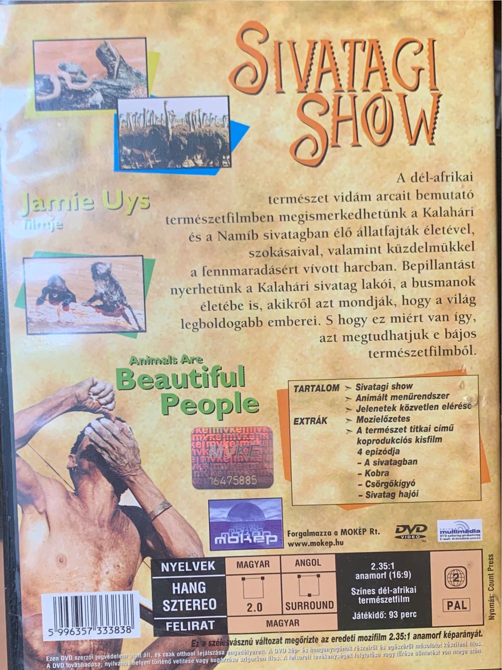 Animals Are Beautiful People Digital Copy movie collectible [Barcode 7509036230335] - Main Image 2