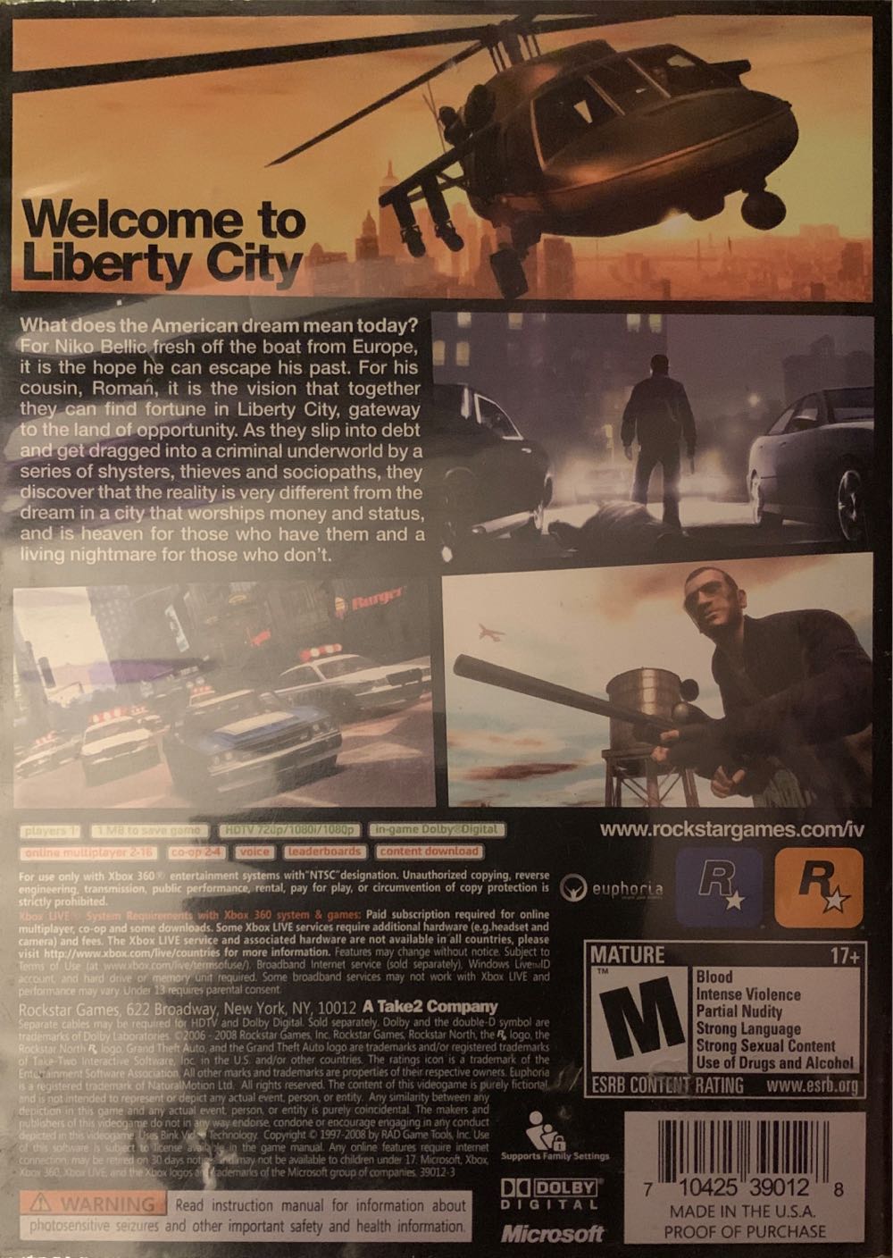 Grand Theft Auto IV Microsoft movie collectible [Barcode 710425390128] - Main Image 2