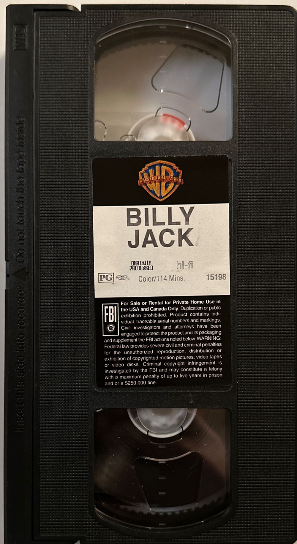 Billy Jack VHS movie collectible [Barcode 085391519836] - Main Image 3