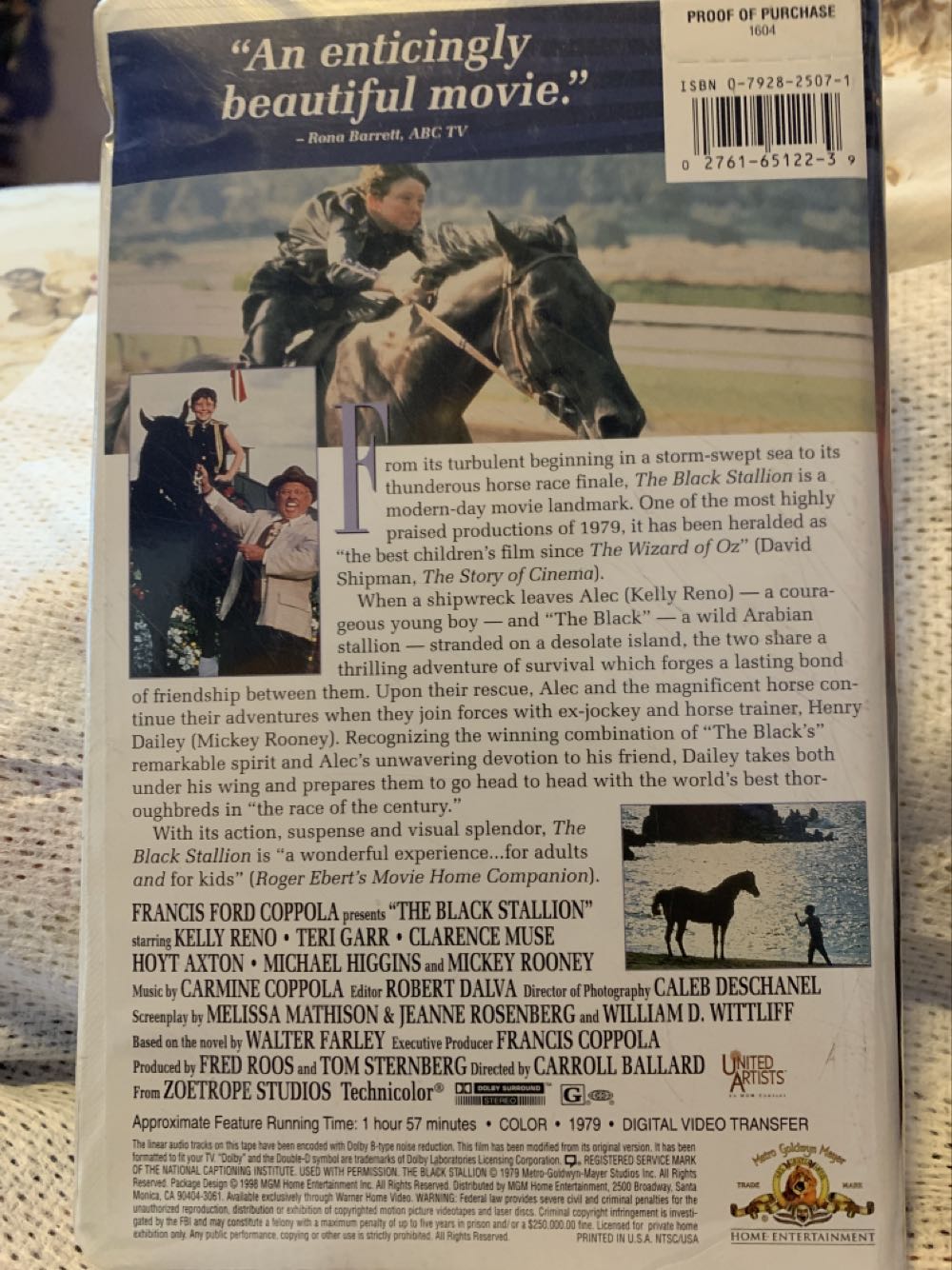 Black Stallion,The VHS movie collectible [Barcode 027616512239] - Main Image 3