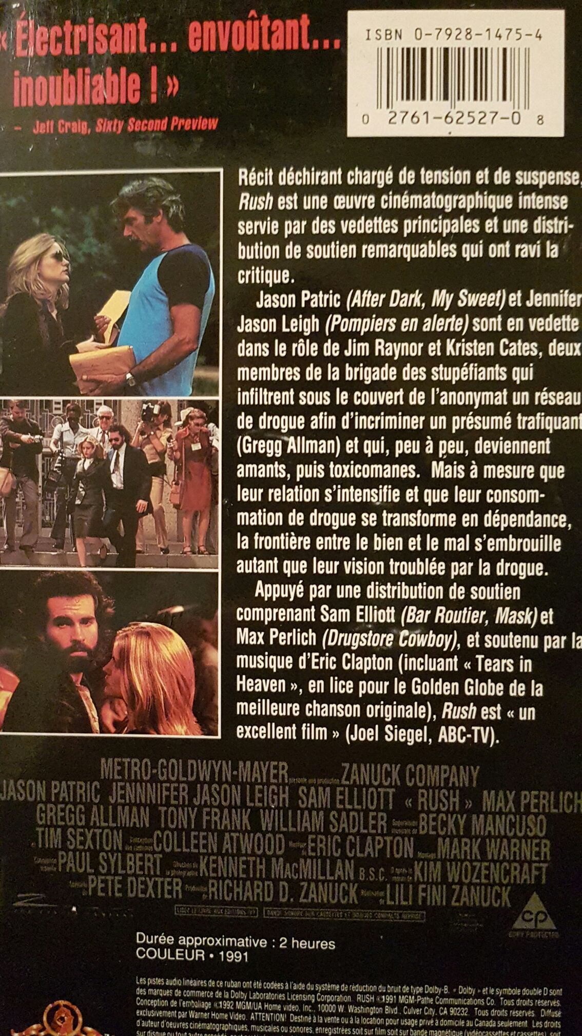 Rush Laser Disc movie collectible [Barcode 027616252760] - Main Image 2