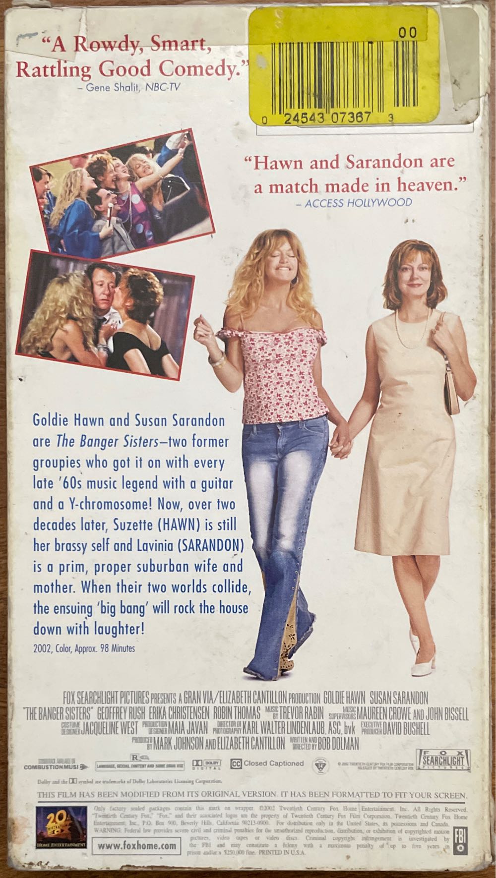 The Banger Sisters VHS movie collectible [Barcode 024543065661] - Main Image 2