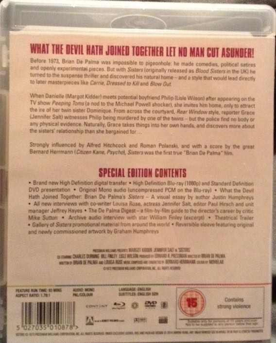 Sisters Blu-ray movie collectible [Barcode 5027035010878] - Main Image 2