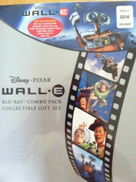 Wall-E Disney Pixar Blu-Ray Combo Pack Collectible Gift Set: Includes 2 Disc Blu-Ray, 1 Disc Disneyfile Digital Copy, Collectible Book, Sticker Book and Litho Set Blu-ray movie collectible [Barcode 786936806724] - Main Image 1