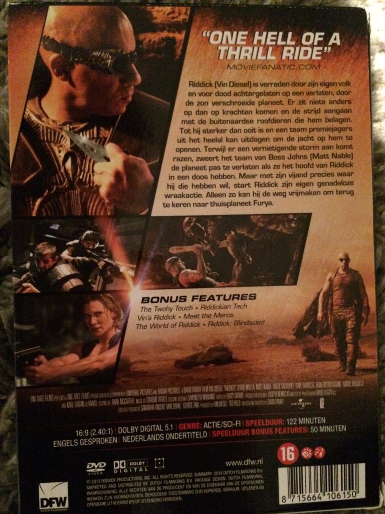 Riddick DVD movie collectible - Main Image 2