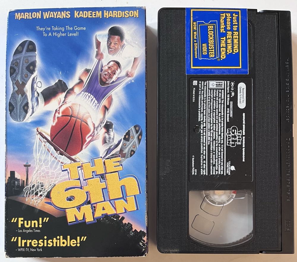 The 6th Man VHS movie collectible [Barcode 786936033007] - Main Image 2