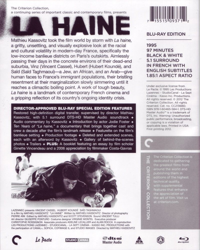 L’Odio Blu-ray movie collectible [Barcode 4988102722432] - Main Image 2