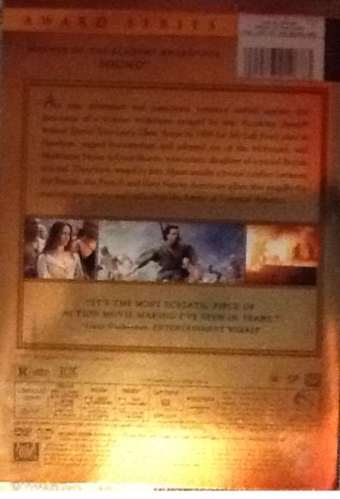 Last of the Mohicans, The DVD movie collectible [Barcode 024543010883] - Main Image 2