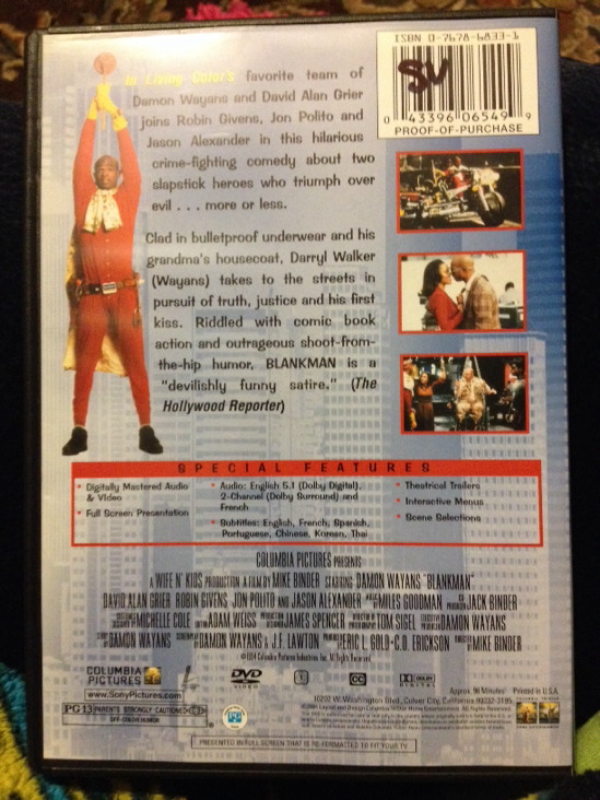 Blankman DVD movie collectible [Barcode 043396065499] - Main Image 2