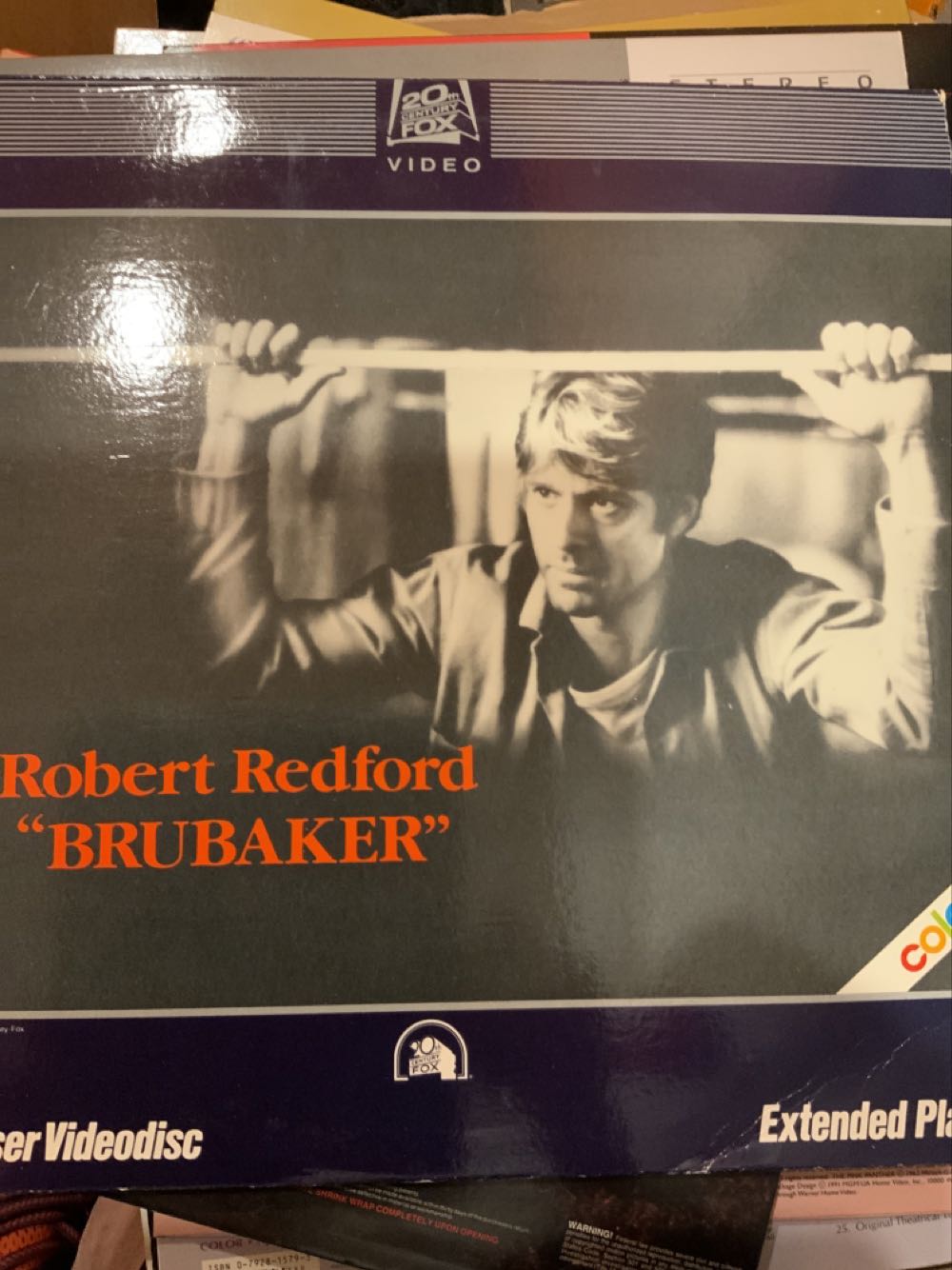 Brubaker Laser Disc movie collectible [Barcode 7896012230053] - Main Image 2