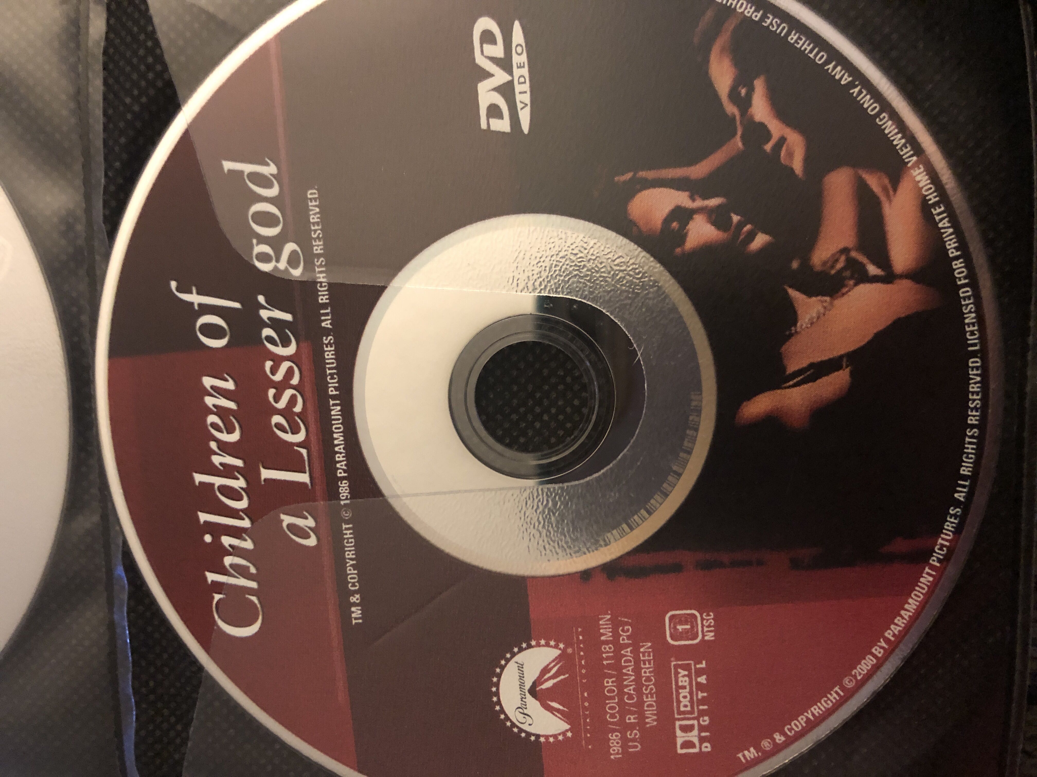 Children of a Lesser God (DVD) DVD movie collectible [Barcode 097360183948] - Main Image 2