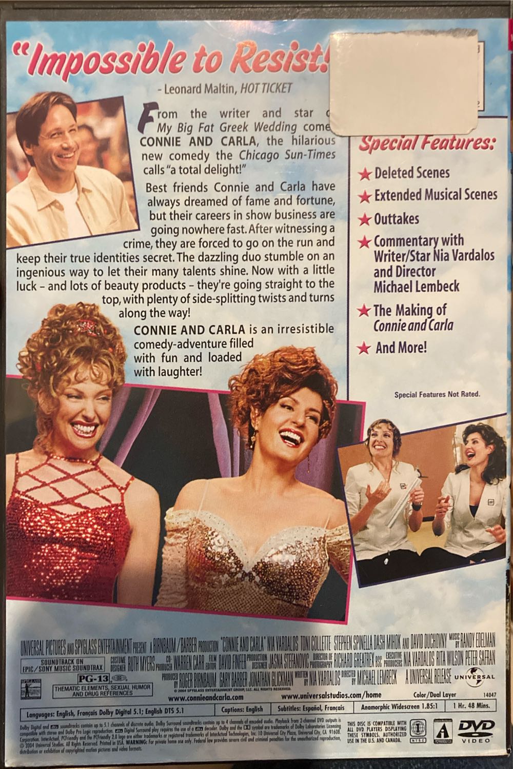 Connie and Carla DVD movie collectible [Barcode 5050582286946] - Main Image 2