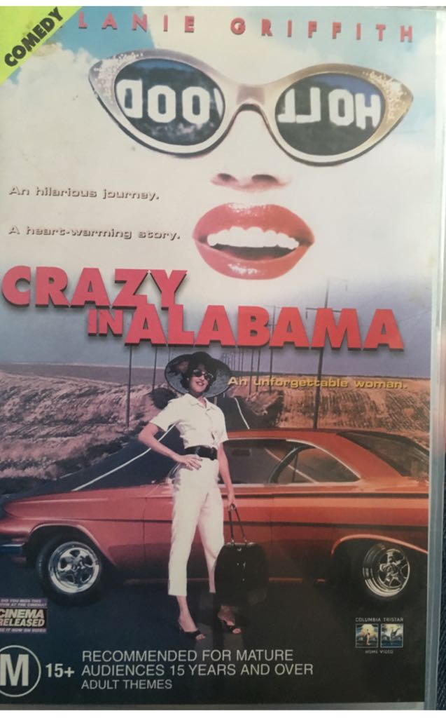 Crazy in Alabama VHS movie collectible - Main Image 1