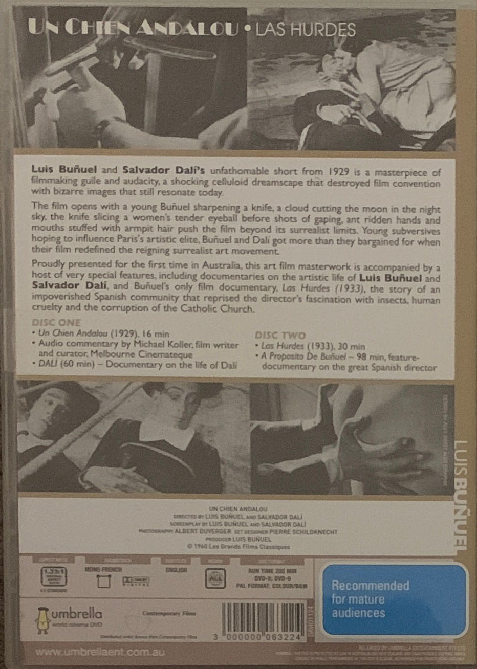 Un Chien Andalou VHS movie collectible [Barcode 3000000063224] - Main Image 3