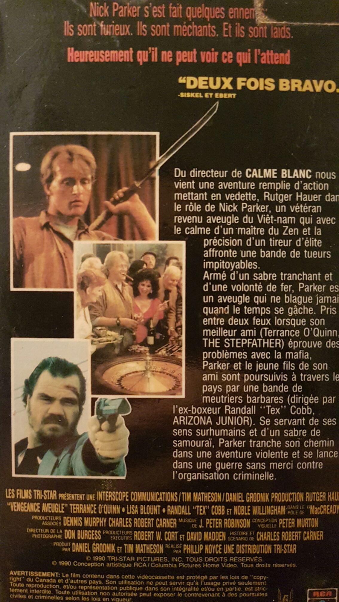 Blind Fury VHS movie collectible [Barcode 5014138275099] - Main Image 2