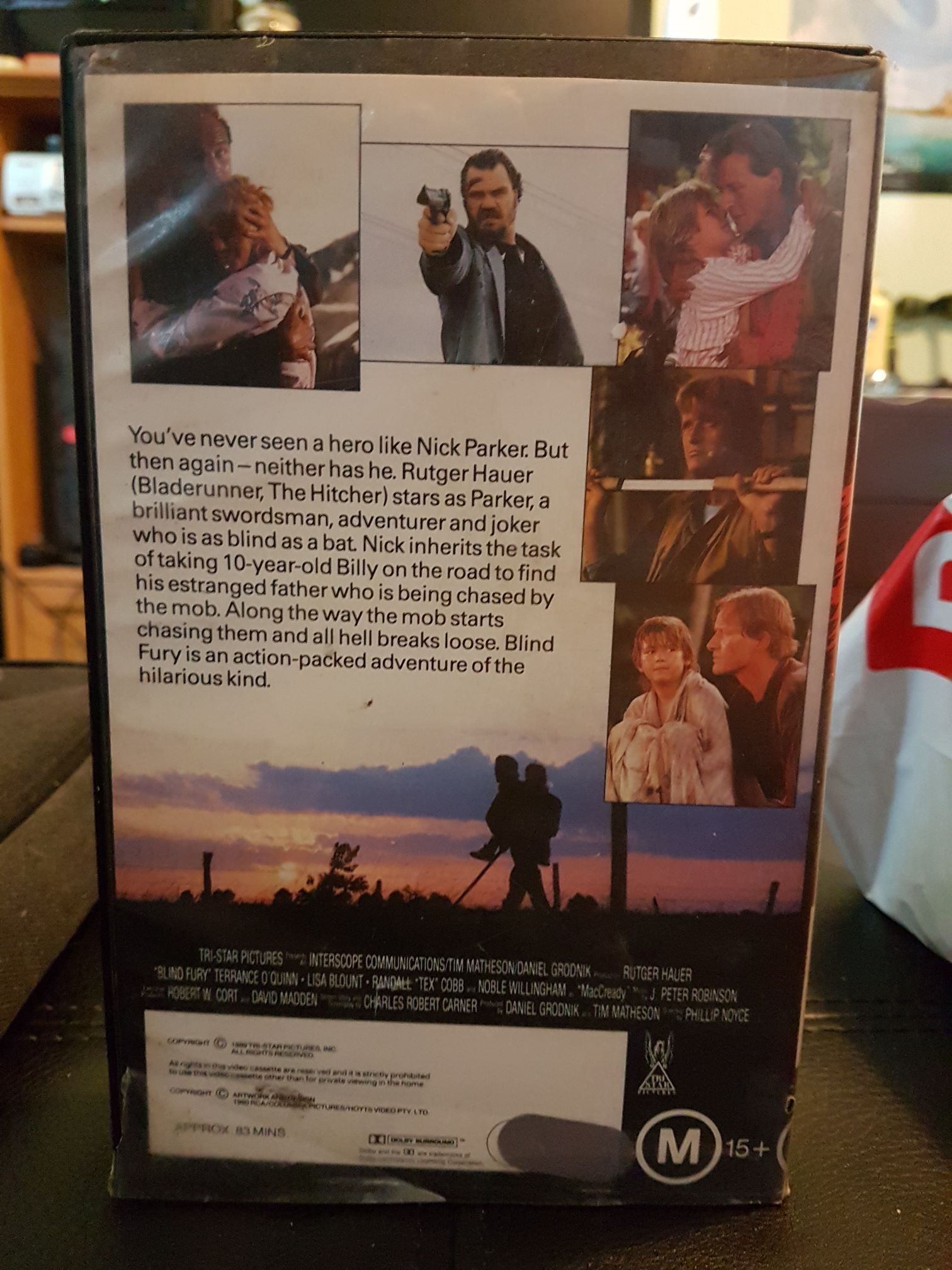 Blind Fury VHS movie collectible - Main Image 2