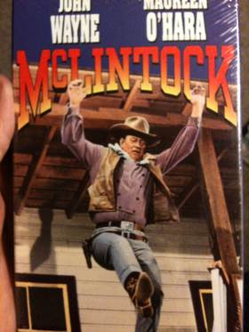McLintock! VHS movie collectible [Barcode 018713770912] - Main Image 1
