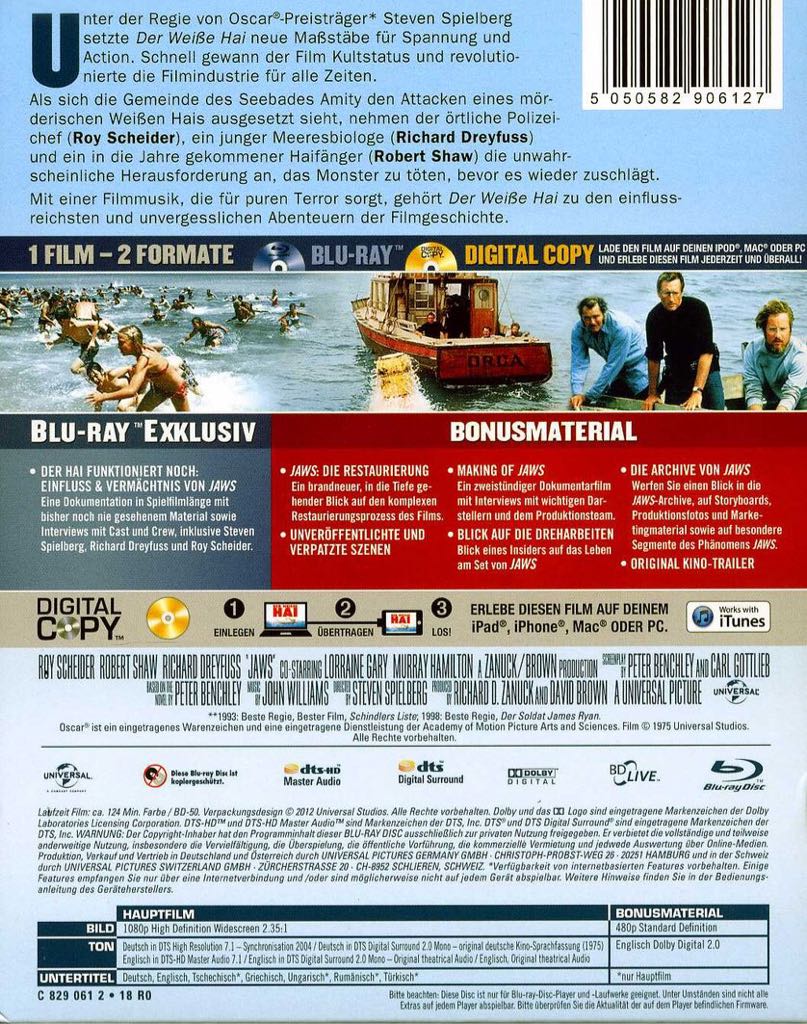 Jaws The Revenge DVD movie collectible [Barcode 3259190259621] - Main Image 2