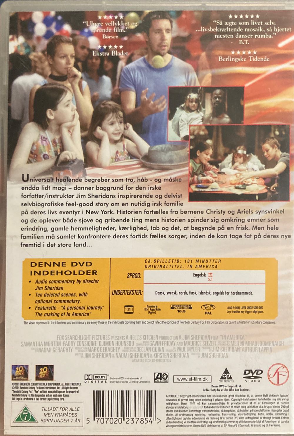 In America DVD movie collectible [Barcode 5707020237854] - Main Image 2