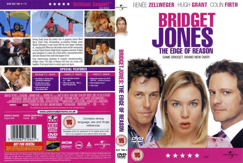 Bridget Jones’s Diary DVD movie collectible [Barcode 5050349013341] - Main Image 2