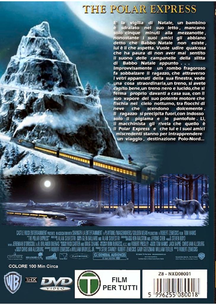 Polar Express DVD movie collectible [Barcode 7321958729731] - Main Image 2