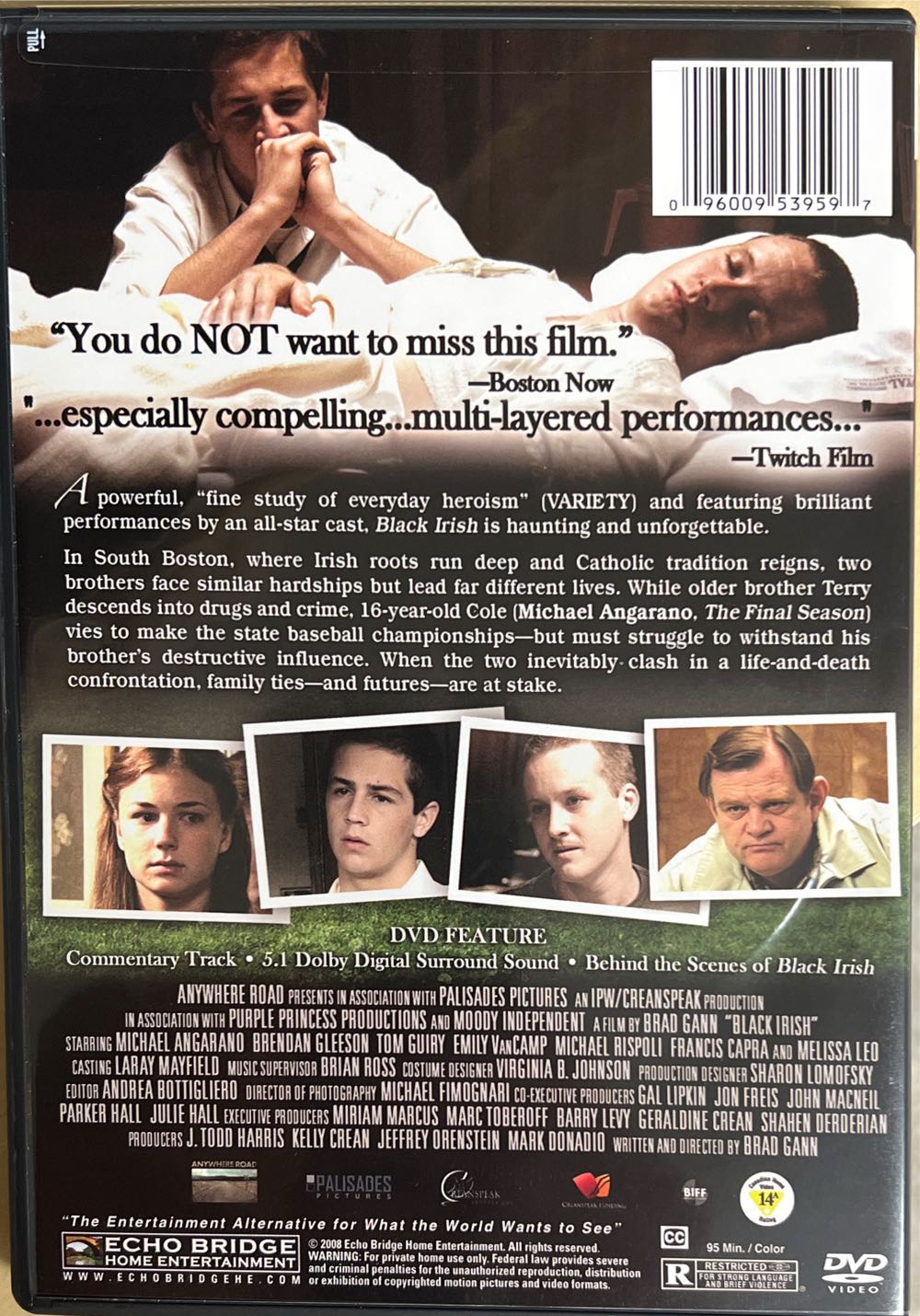 Black Irish DVD movie collectible [Barcode 096009539597] - Main Image 2