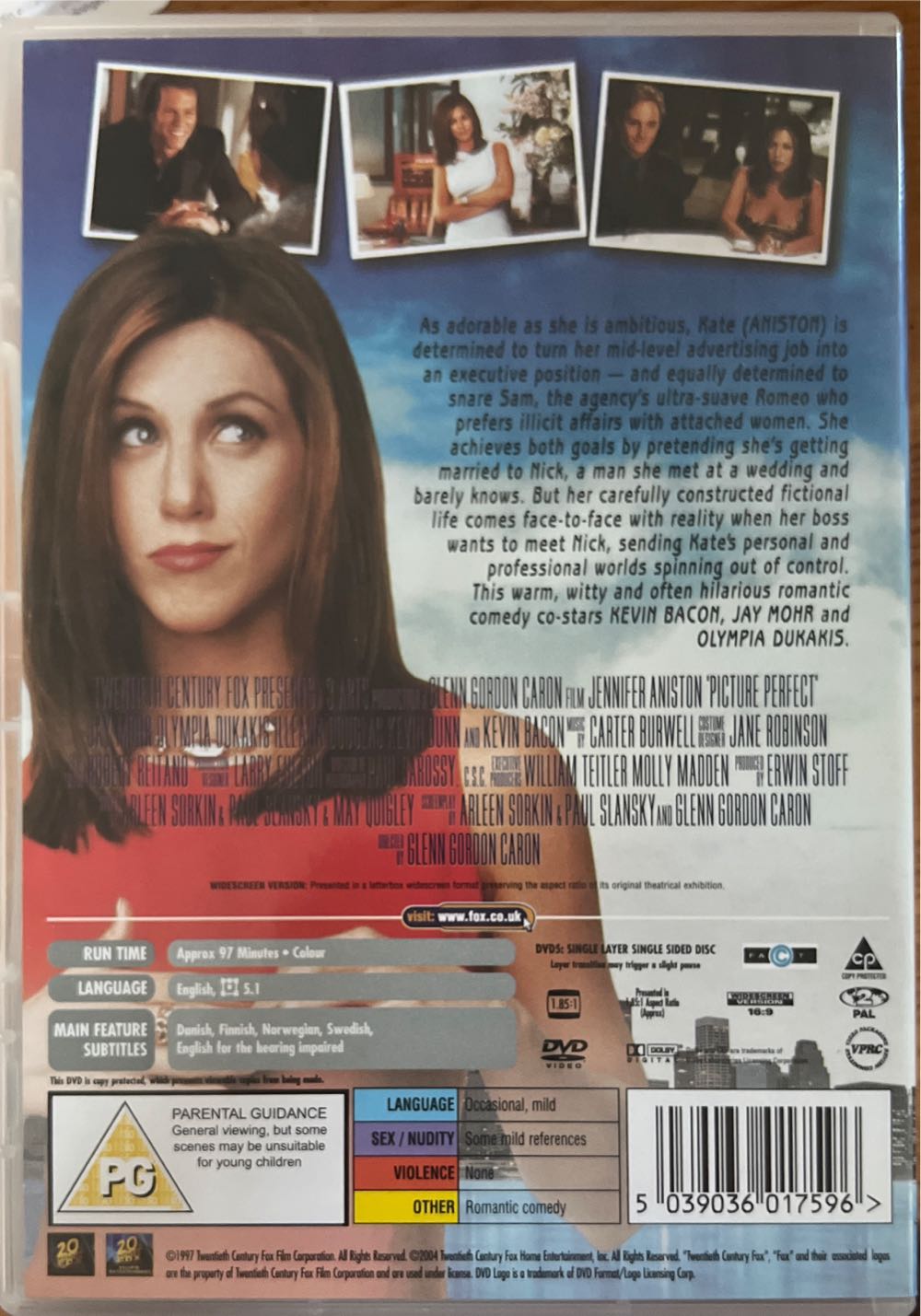 Picture Perfect DVD movie collectible [Barcode 5039036017596] - Main Image 2