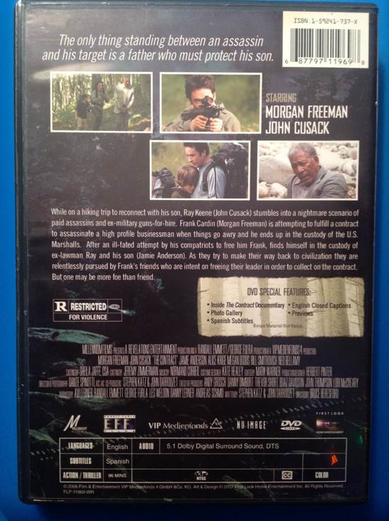 The Contract DVD movie collectible [Barcode 687797119698] - Main Image 2