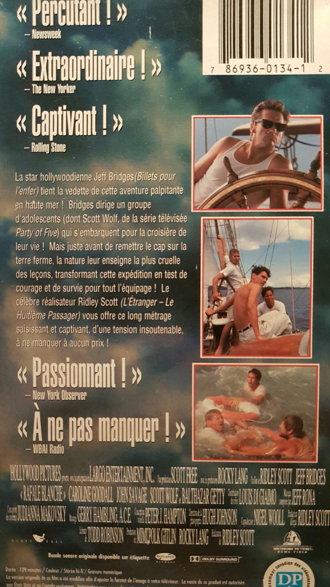 White Squall (1996) DVD DVD movie collectible [Barcode 9398710058192] - Main Image 2