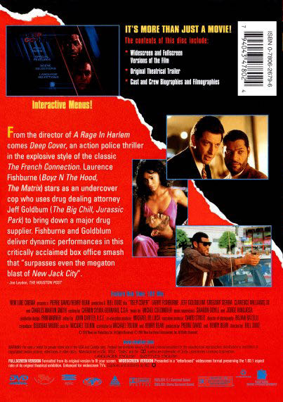 Deep Cover DVD movie collectible - Main Image 2