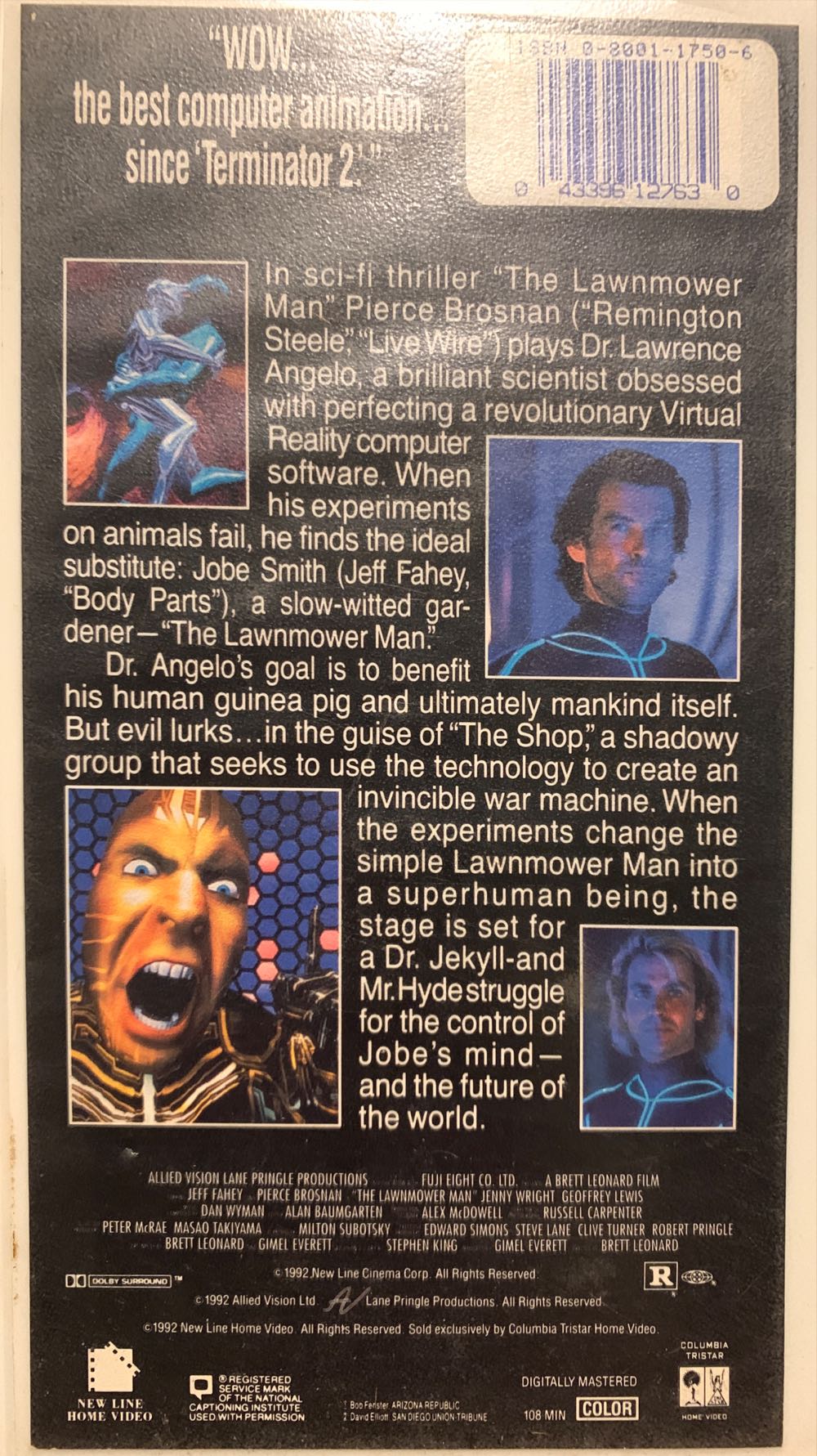 The Lawnmower Man DIVX movie collectible [Barcode 043396127630] - Main Image 2