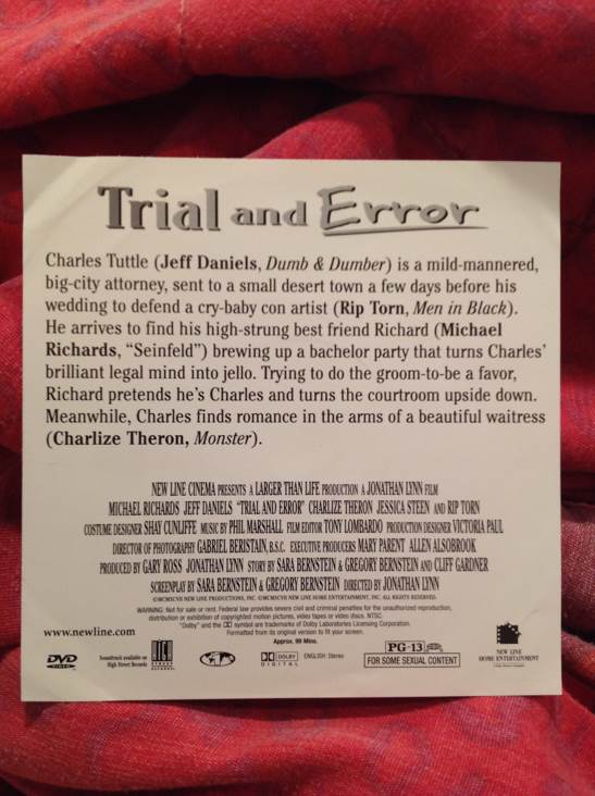 Trial and Error DVD movie collectible - Main Image 2