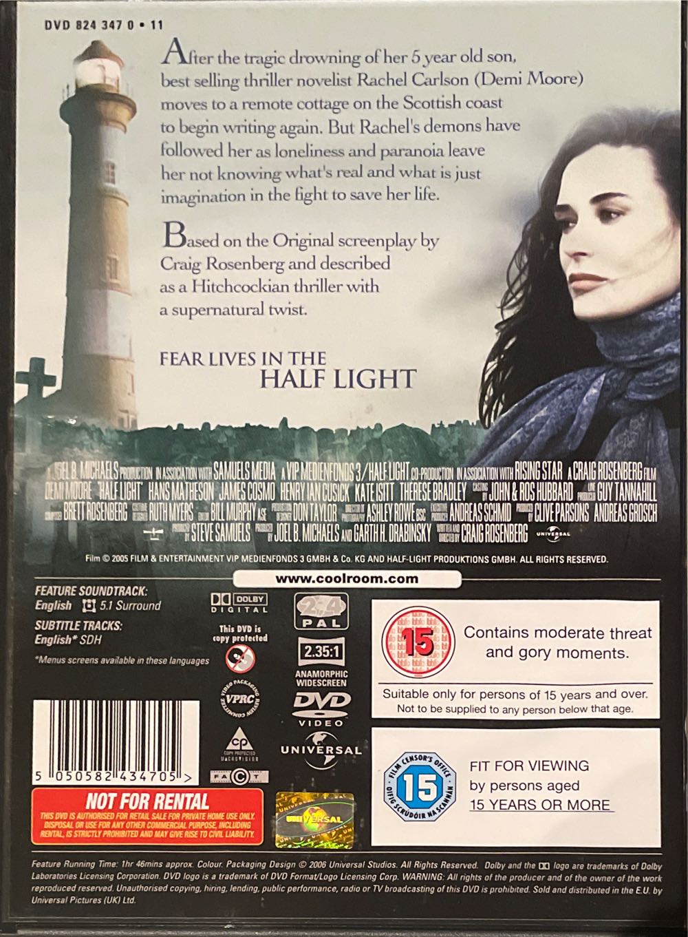 Half Light DVD movie collectible [Barcode 5050582434705] - Main Image 2