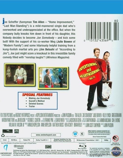 Joe Somebody Blu-ray movie collectible [Barcode 013132435695] - Main Image 2