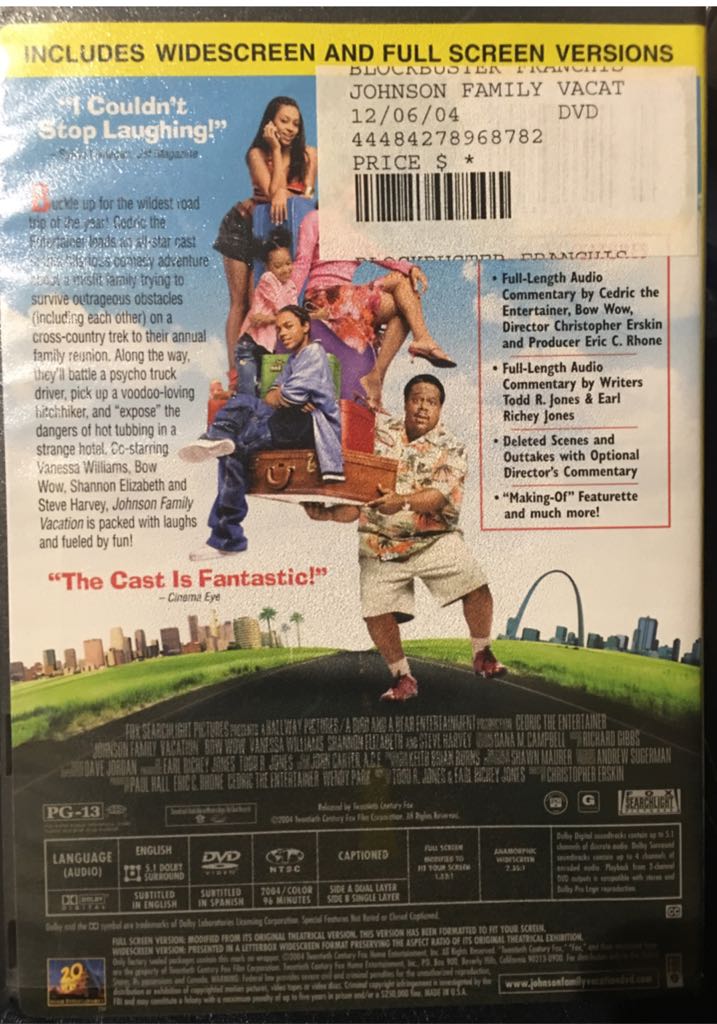 Johnson Family Vacation DVD movie collectible - Main Image 2