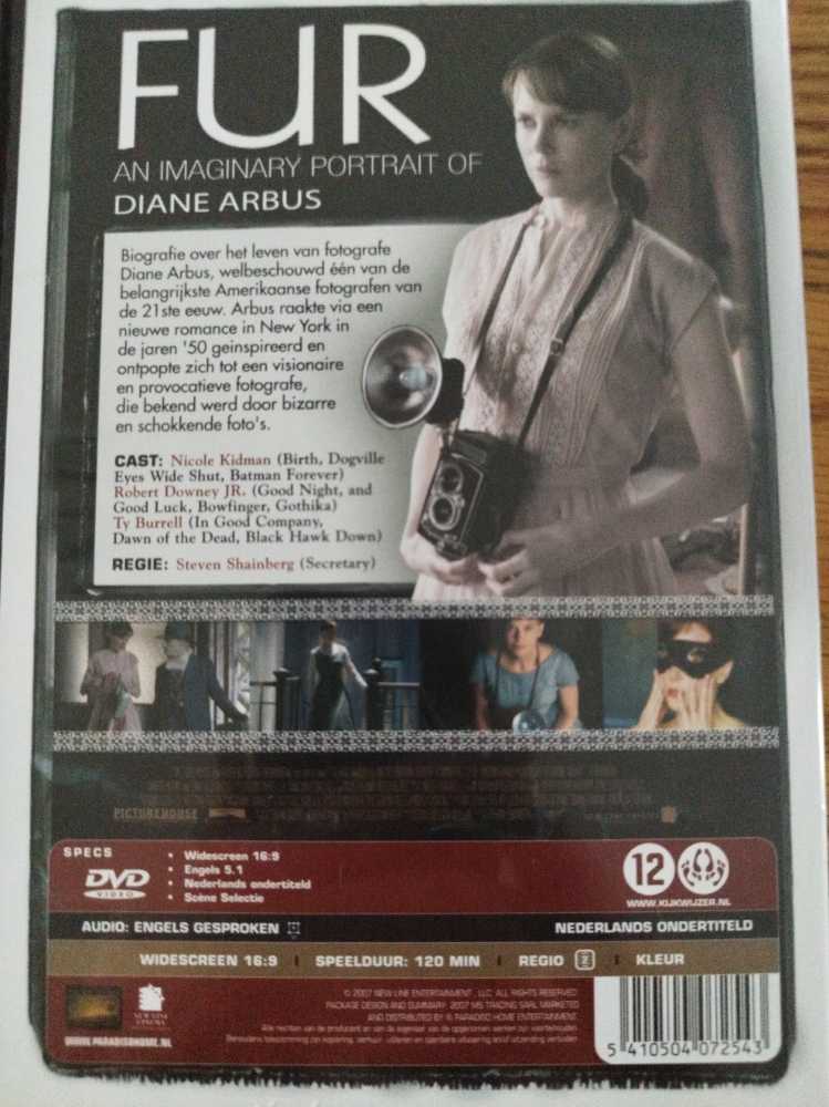 Fur DVD movie collectible [Barcode 5410504072543] - Main Image 2