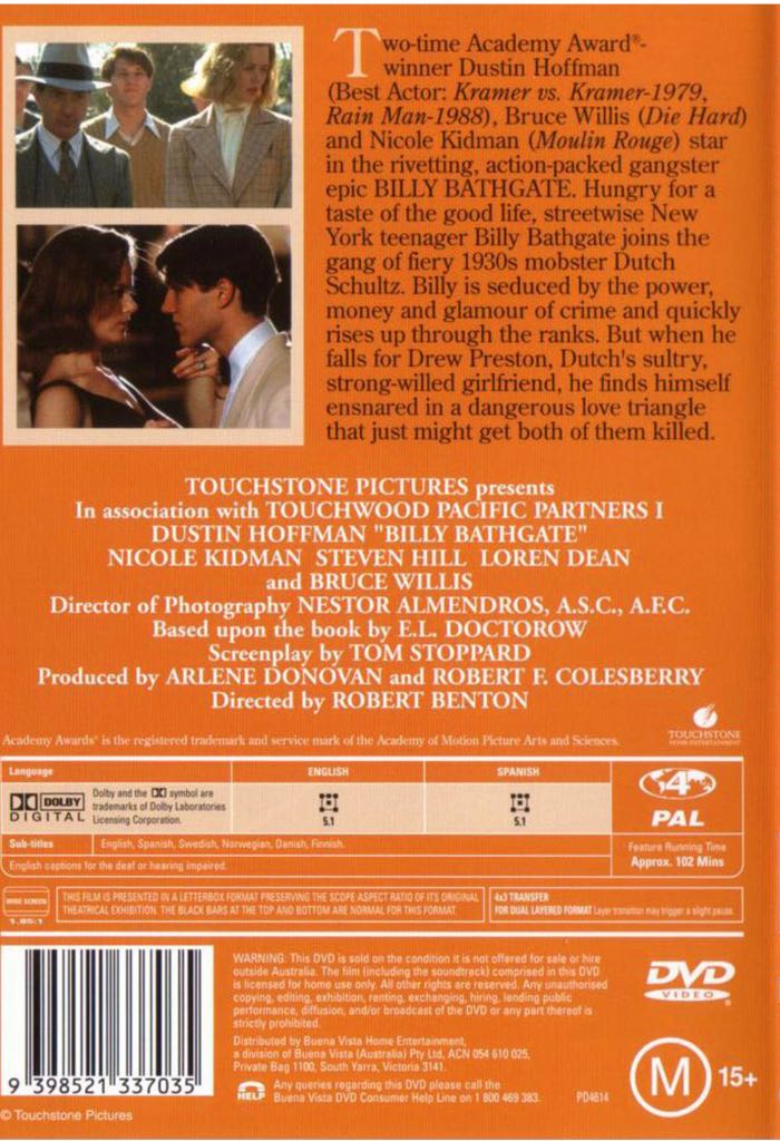 BILLY BATHGATE Digital Copy movie collectible [Barcode 7509656009328] - Main Image 2