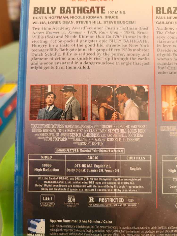 BILLY BATHGATE Digital Copy movie collectible [Barcode 7509656009328] - Main Image 4