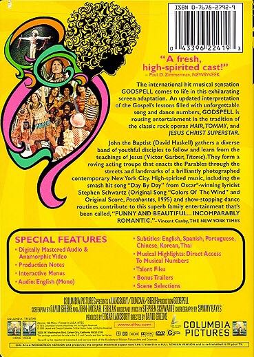 Godspell DVD movie collectible [Barcode 043396224193] - Main Image 2