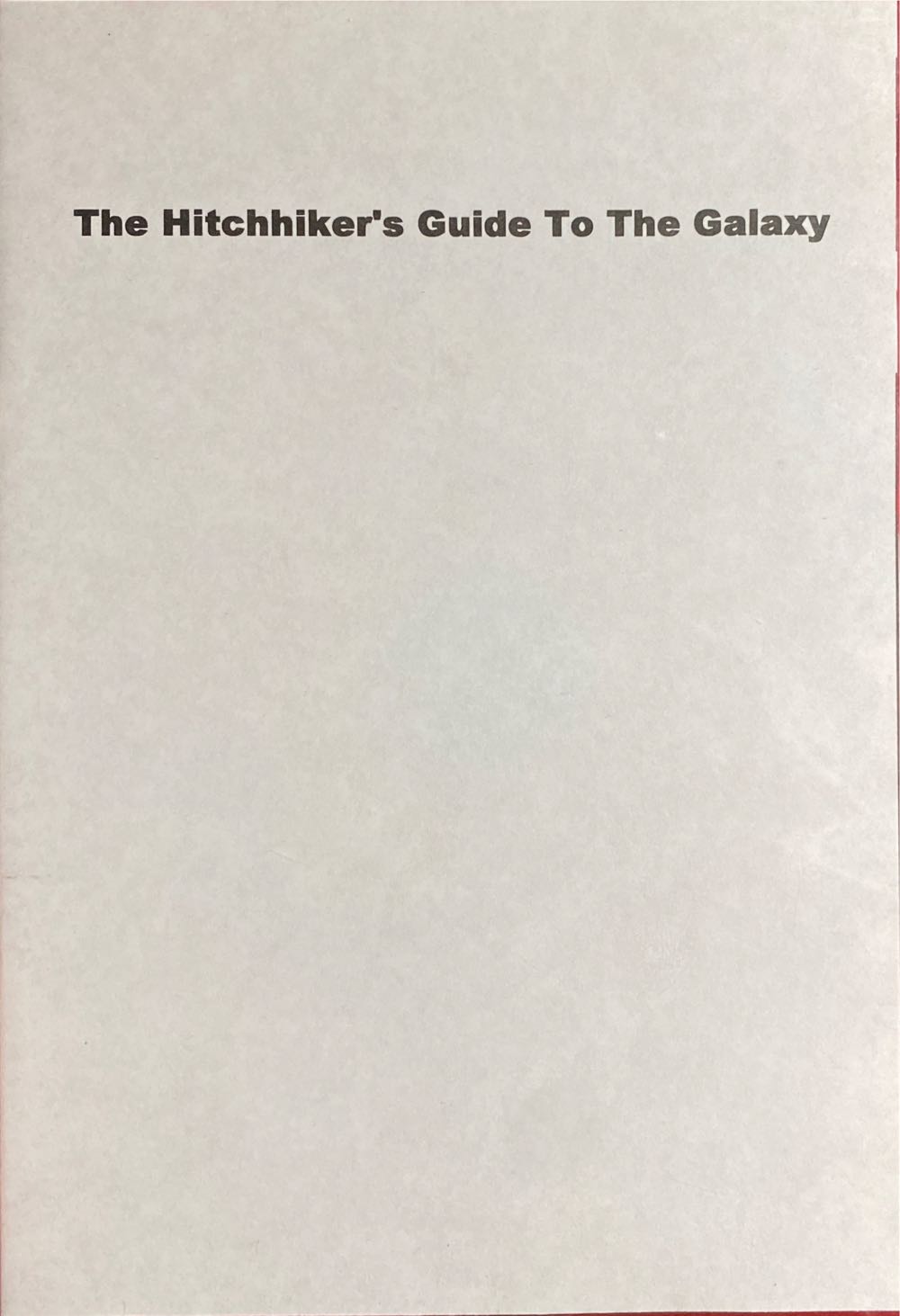 The Hitchhikers Guide to the Galaxy Blu-ray movie collectible [Barcode 8717412179997] - Main Image 2
