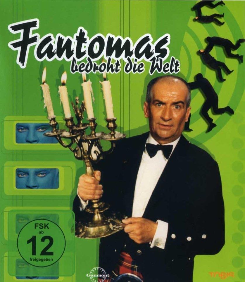 Fantomas bedroht die Welt Fantomas Se Déchaine Blu-ray movie collectible [Barcode 886979506596] - Main Image 2