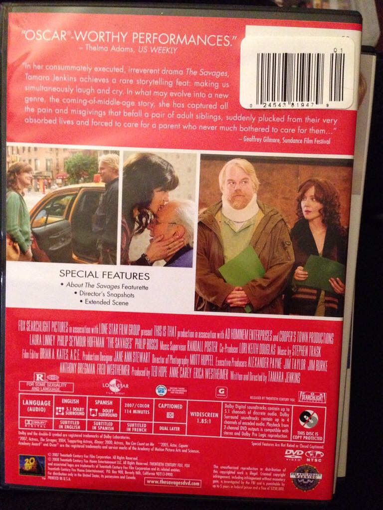 Savages DVD movie collectible [Barcode 024543819479] - Main Image 2