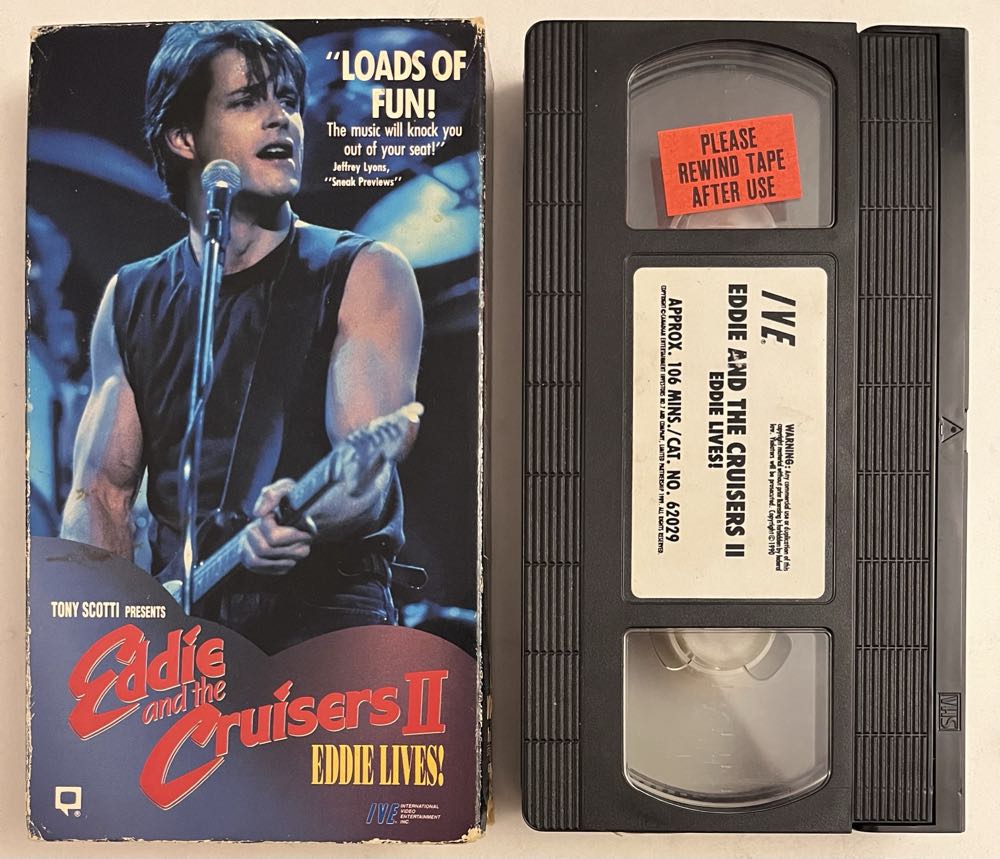 Eddie And The Cruisers II DVD movie collectible [Barcode 012236202936] - Main Image 2